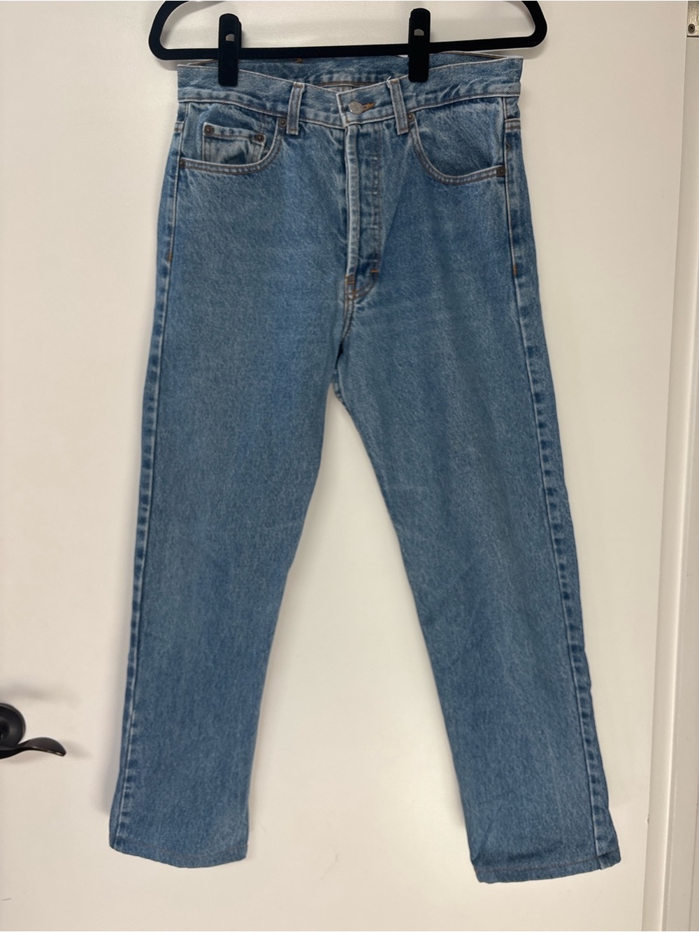 Y2K Calvin Klein Light Blue Straight Leg Jeans